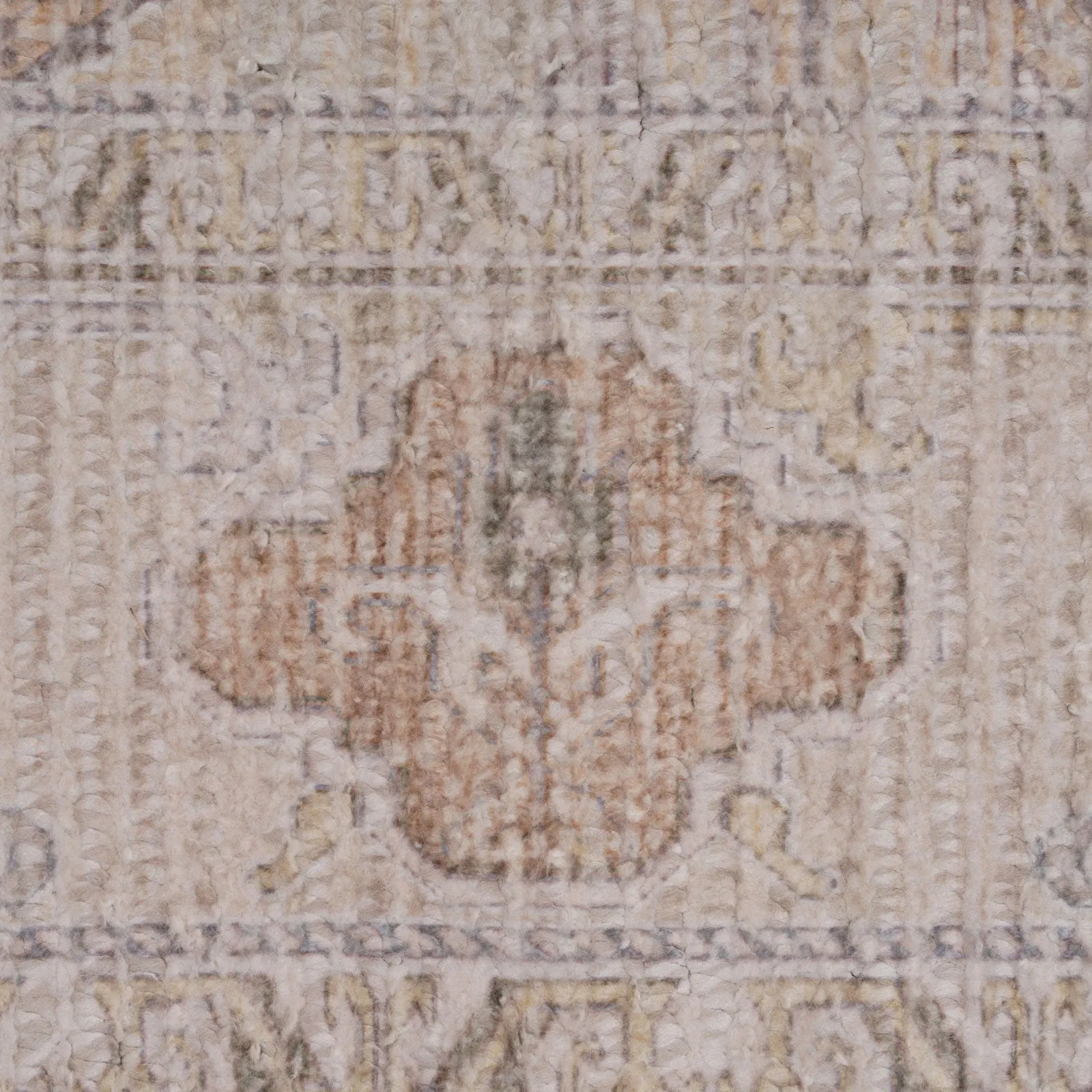 Distressed Yellow Regal Rug - Jade