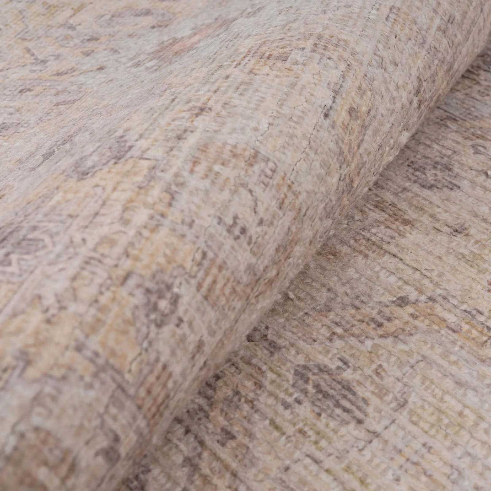 Distressed Yellow Regal Rug - Jade