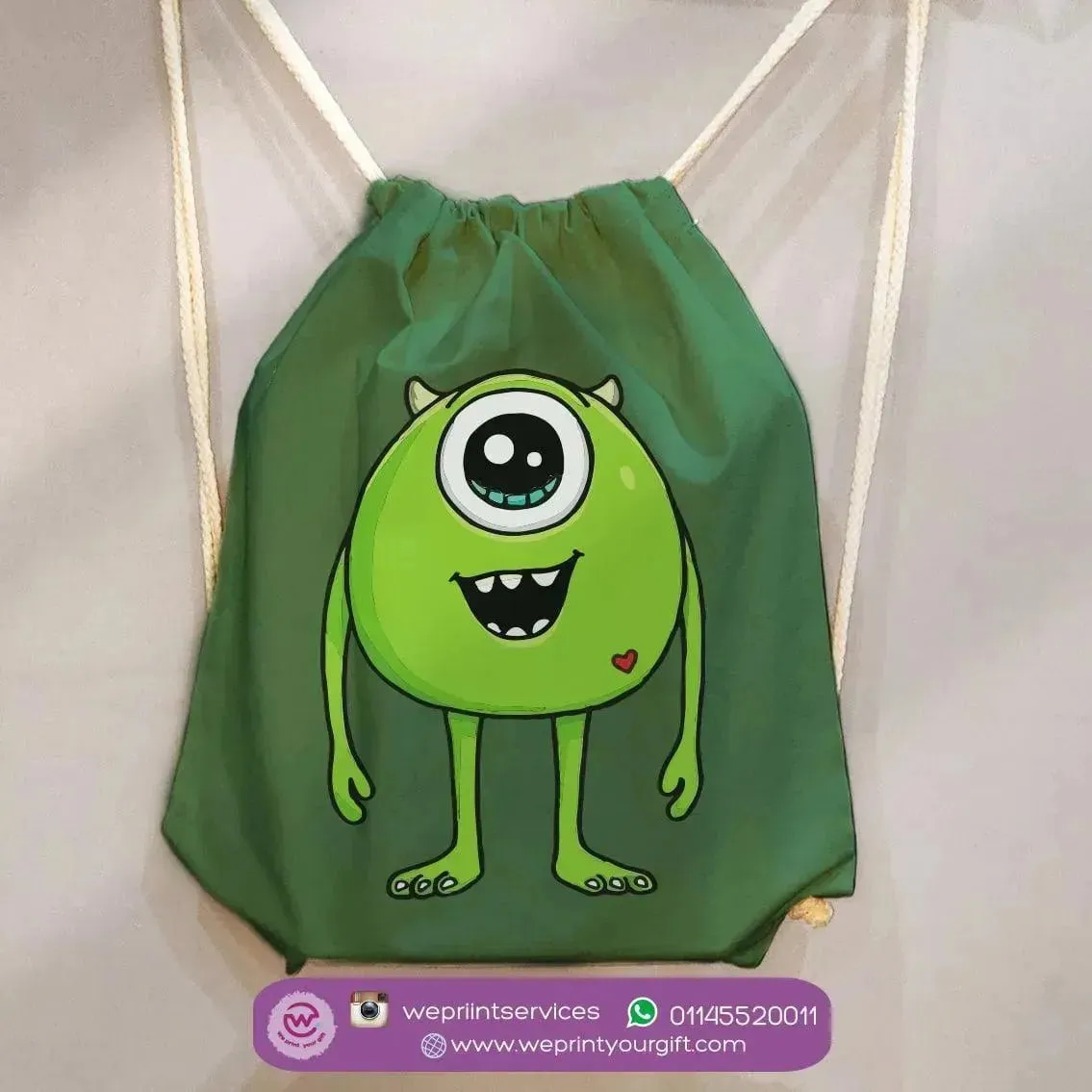 Drawstring Bag - Monsters, Inc.