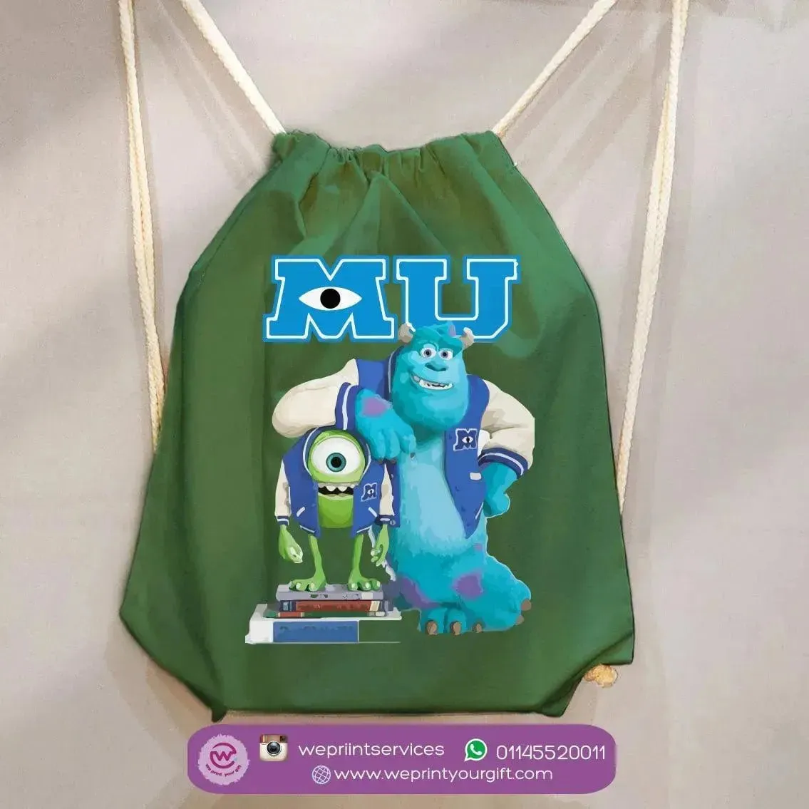 Drawstring Bag - Monsters, Inc.