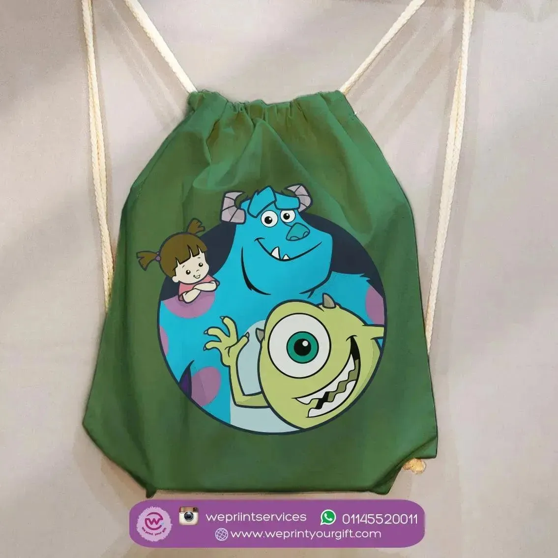 Drawstring Bag - Monsters, Inc.