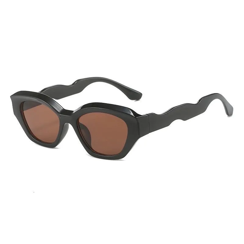 Elegant Basic Color Block Pc Square Full Frame Women's Sunglasses