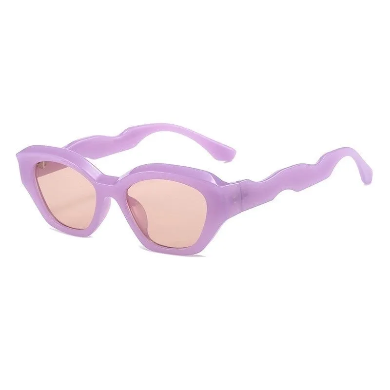 Elegant Basic Color Block Pc Square Full Frame Women's Sunglasses