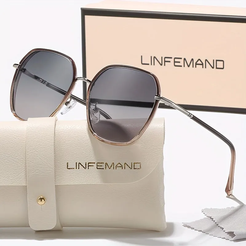 Elegant Color Gradient Fashion Glasses for Women