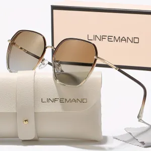 Elegant Color Gradient Fashion Glasses for Women