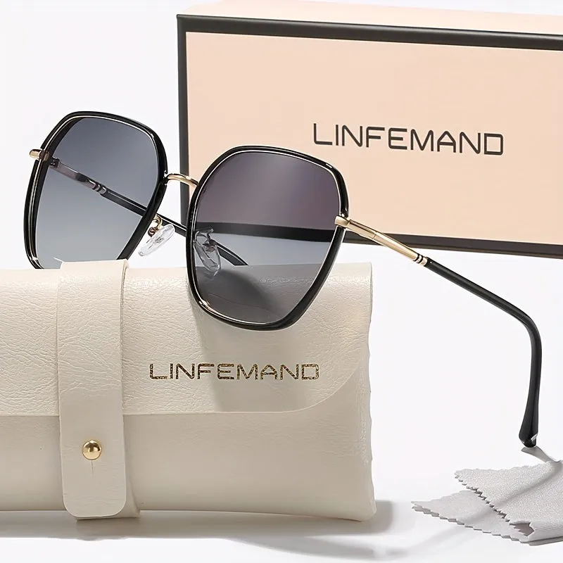 Elegant Color Gradient Fashion Glasses for Women