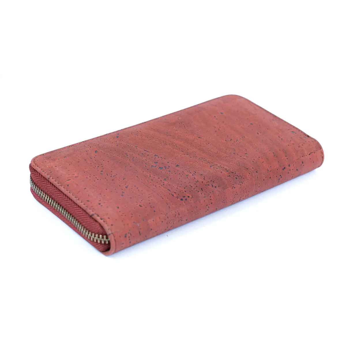 Elegant Cork Women's Zipper Wallet - Pure Color Collection BAG-2342