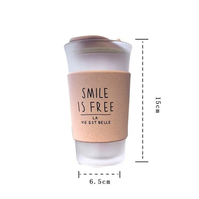 Elegant Korean-Inspired Glass Water Bottle Duo for Trendy Students and Couples