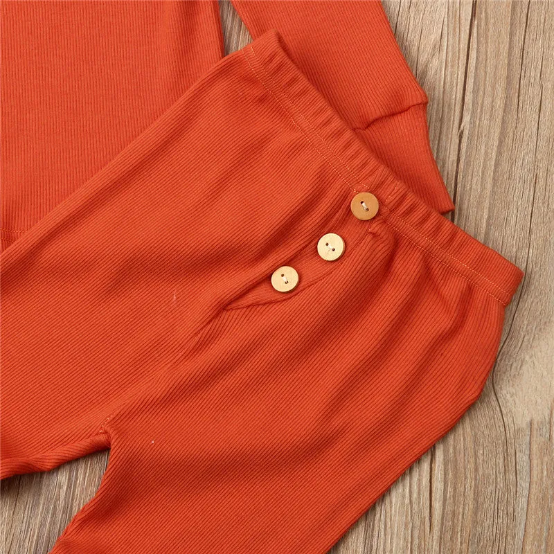Elegant Nightwear Solid Color Pajamas Set For Unisex Kids