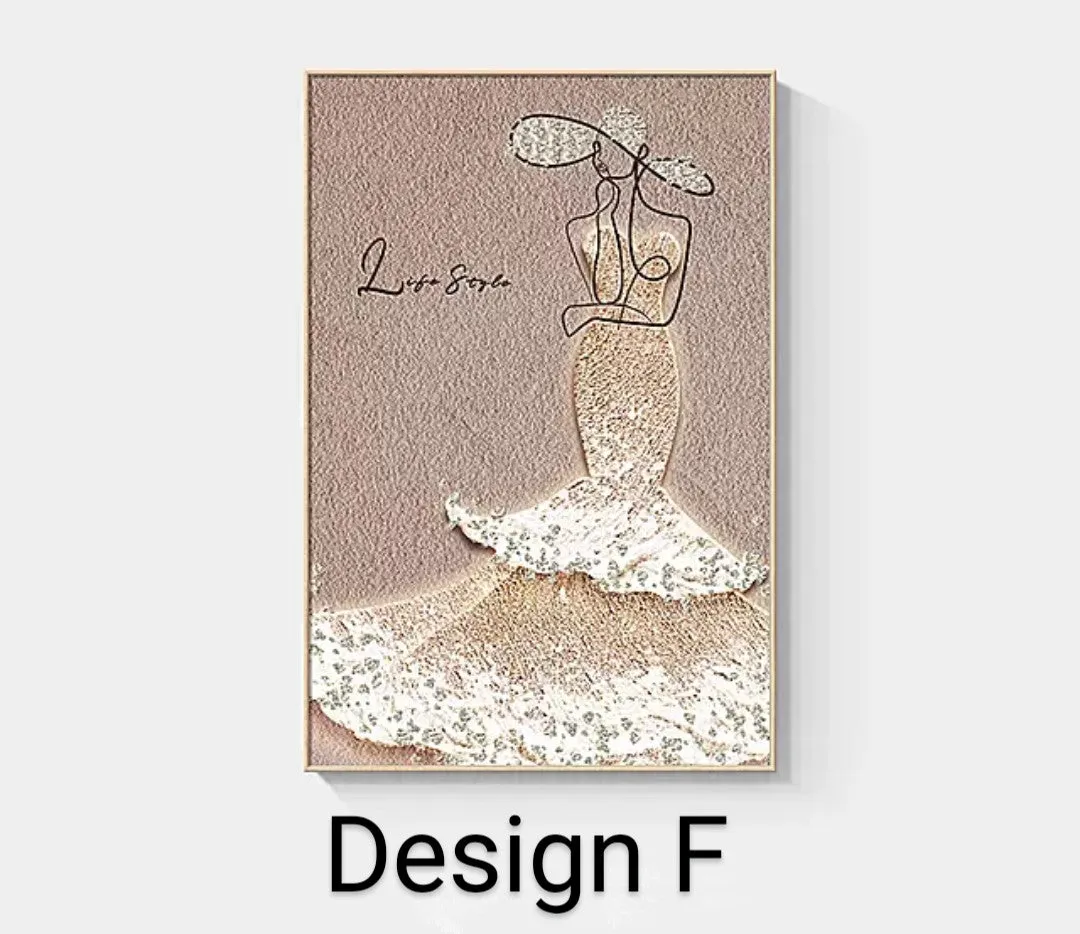 ELegiN Crystal Porcelain Painting