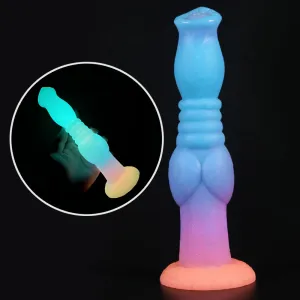 Exotic Monster Horse Dildo Butt Plug - Luminous Animal Dildos Long Anal Sex Toys