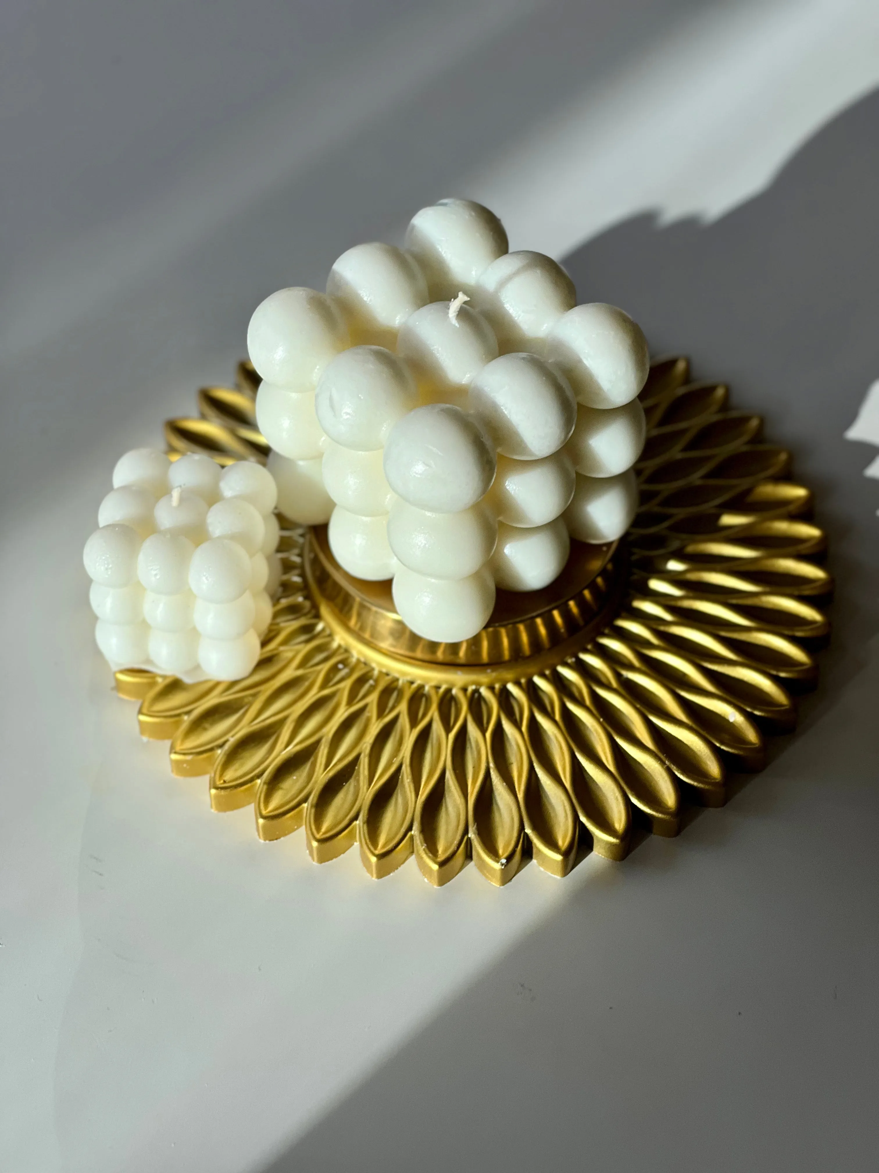 EXTRA LARGE bubble shaped candle / Designer Aesthetic Decor/  Decorative Candles for Home and Gifts