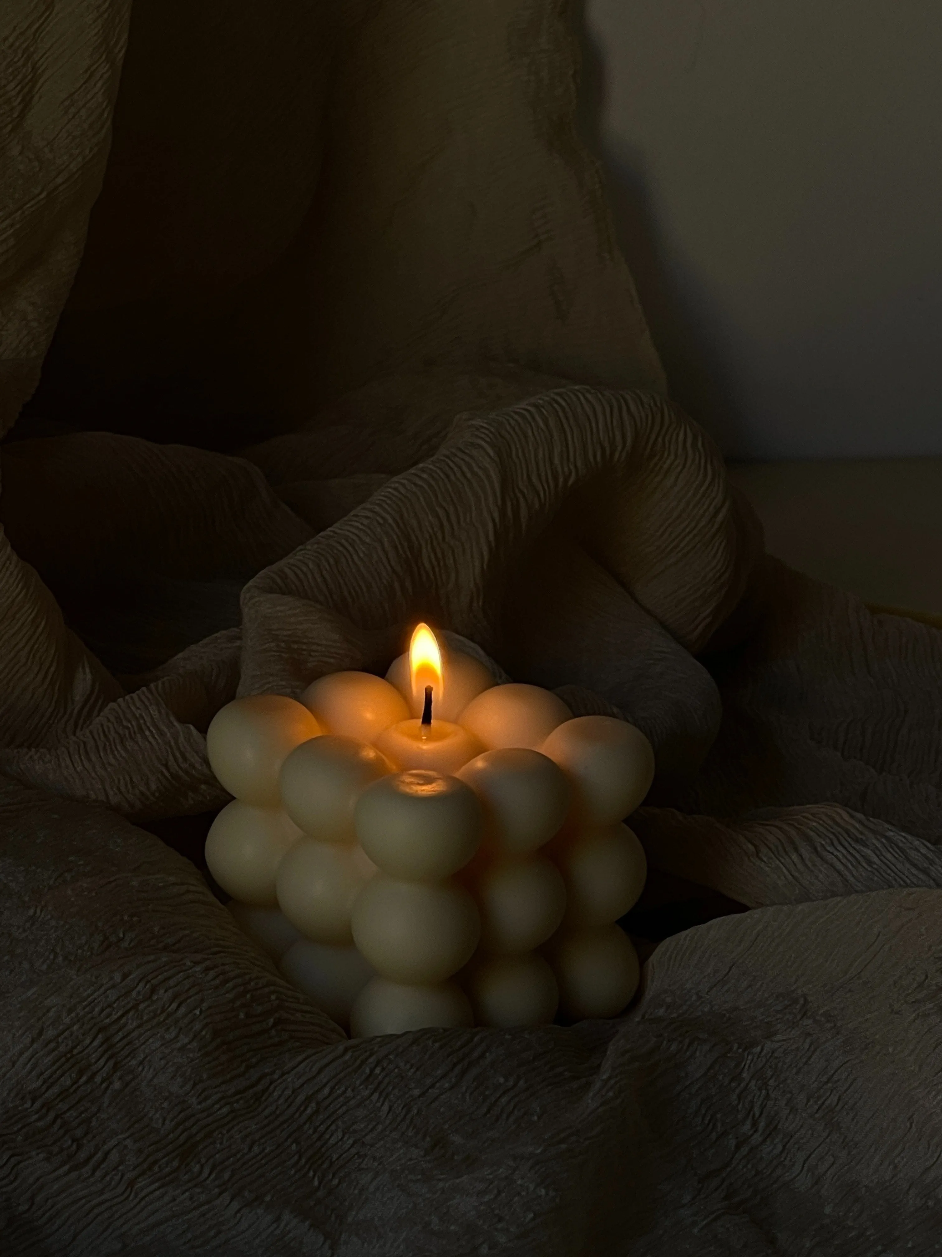 EXTRA LARGE bubble shaped candle / Designer Aesthetic Decor/  Decorative Candles for Home and Gifts