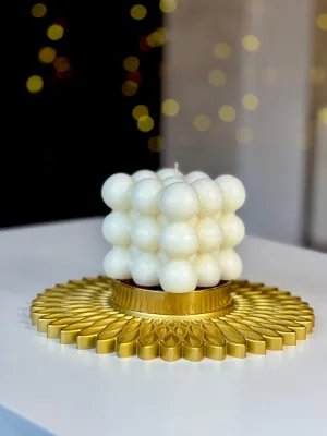 EXTRA LARGE bubble shaped candle / Designer Aesthetic Decor/  Decorative Candles for Home and Gifts