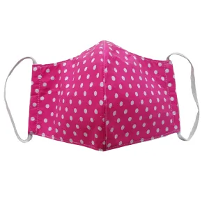Face Mask Adult Pink Polka Dot - Thailand