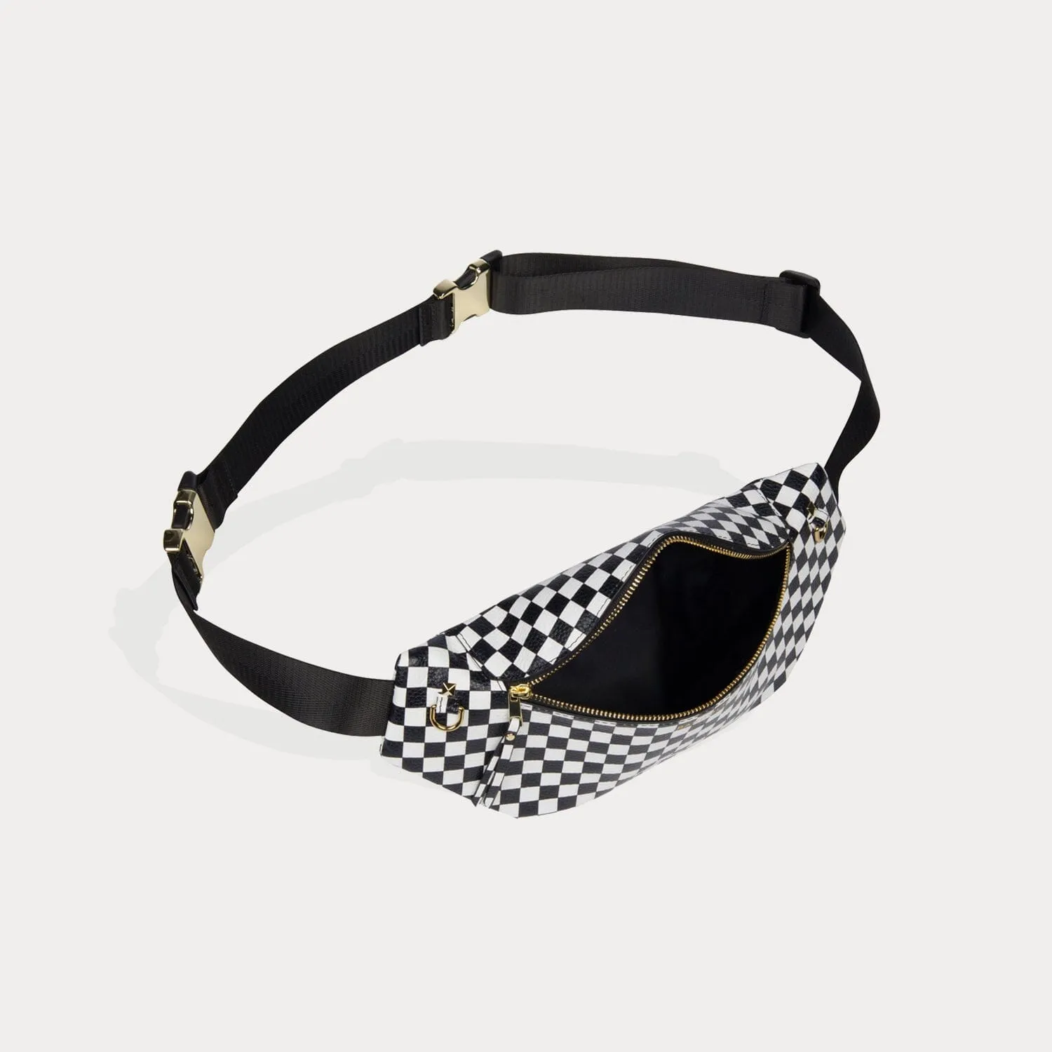 Fanny Pack - Checker/Gold