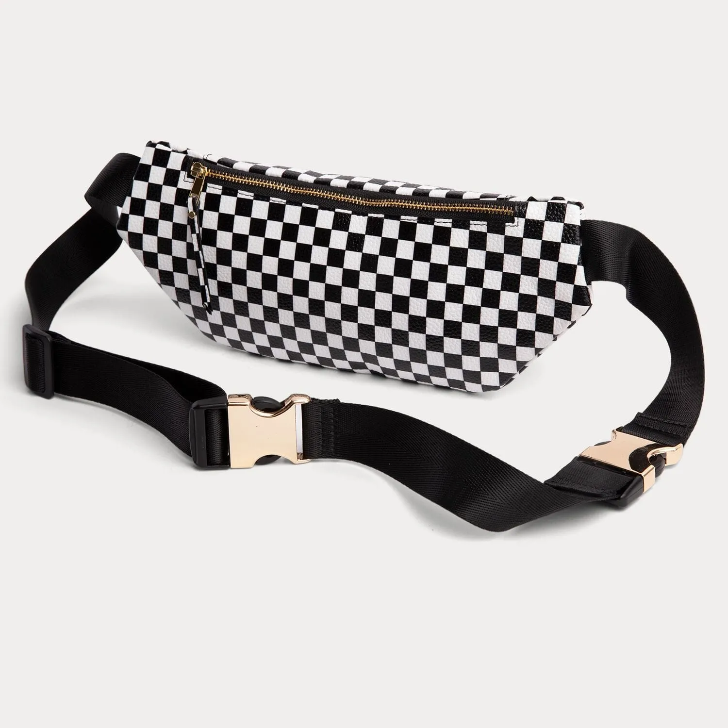 Fanny Pack - Checker/Gold