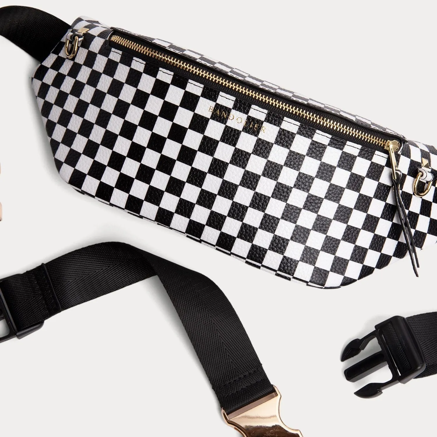 Fanny Pack - Checker/Gold