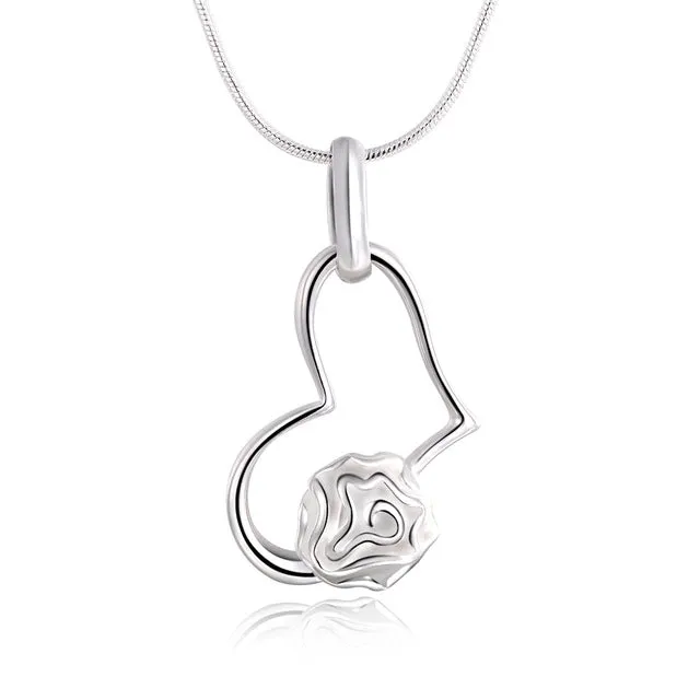 fashion silver color jewelry elegant charm necklace women
