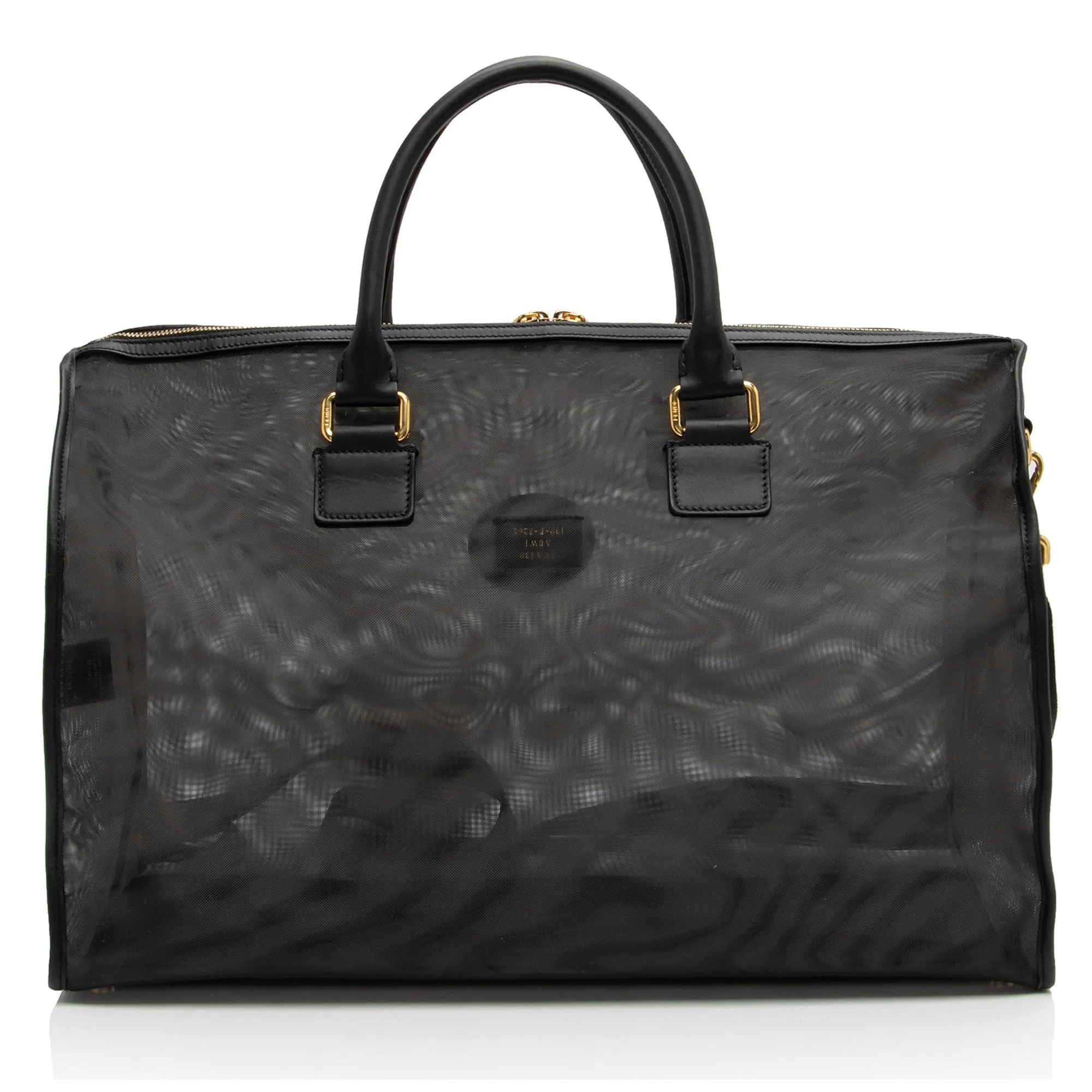Fendi Mesh Karligraphy Duffle Bag