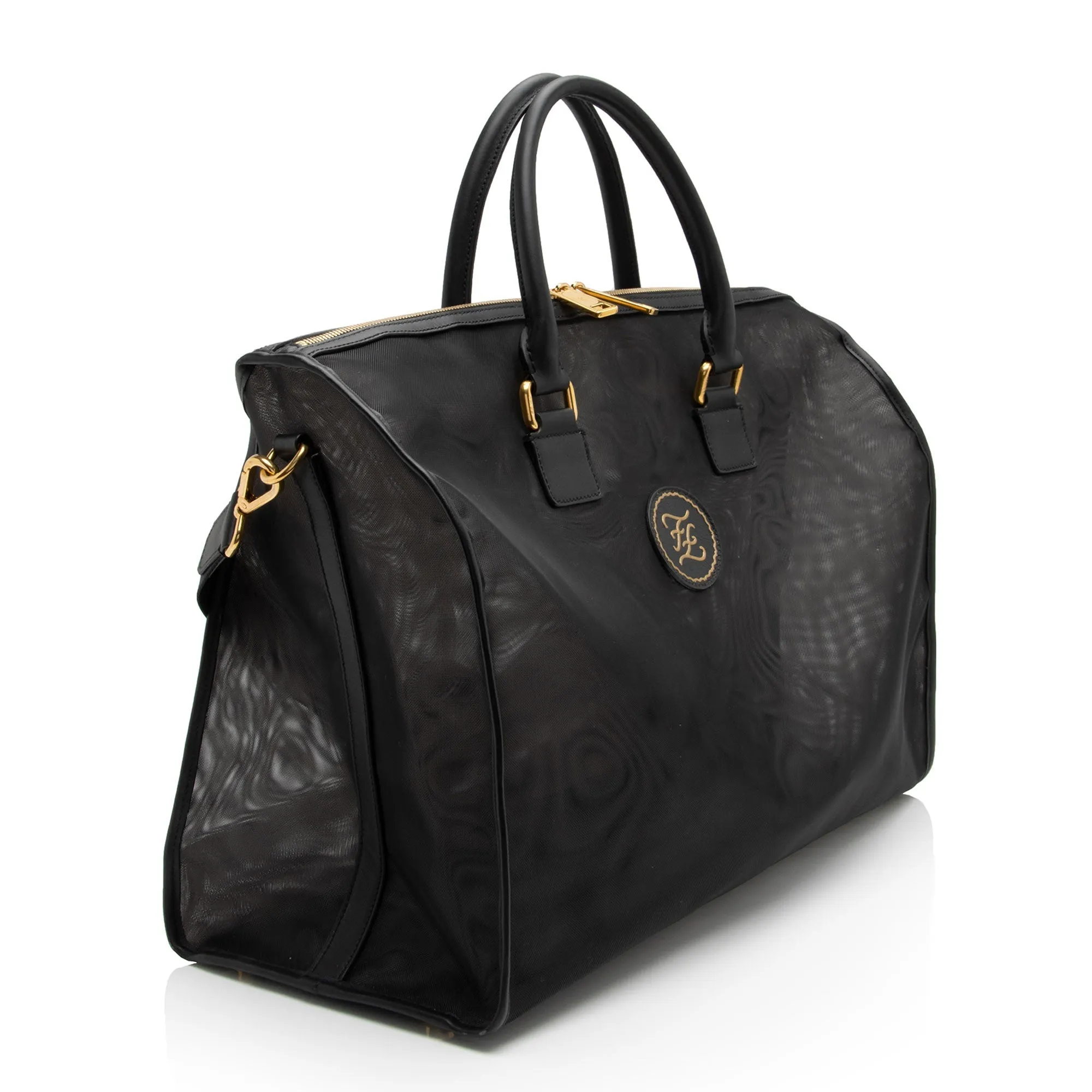 Fendi Mesh Karligraphy Duffle Bag