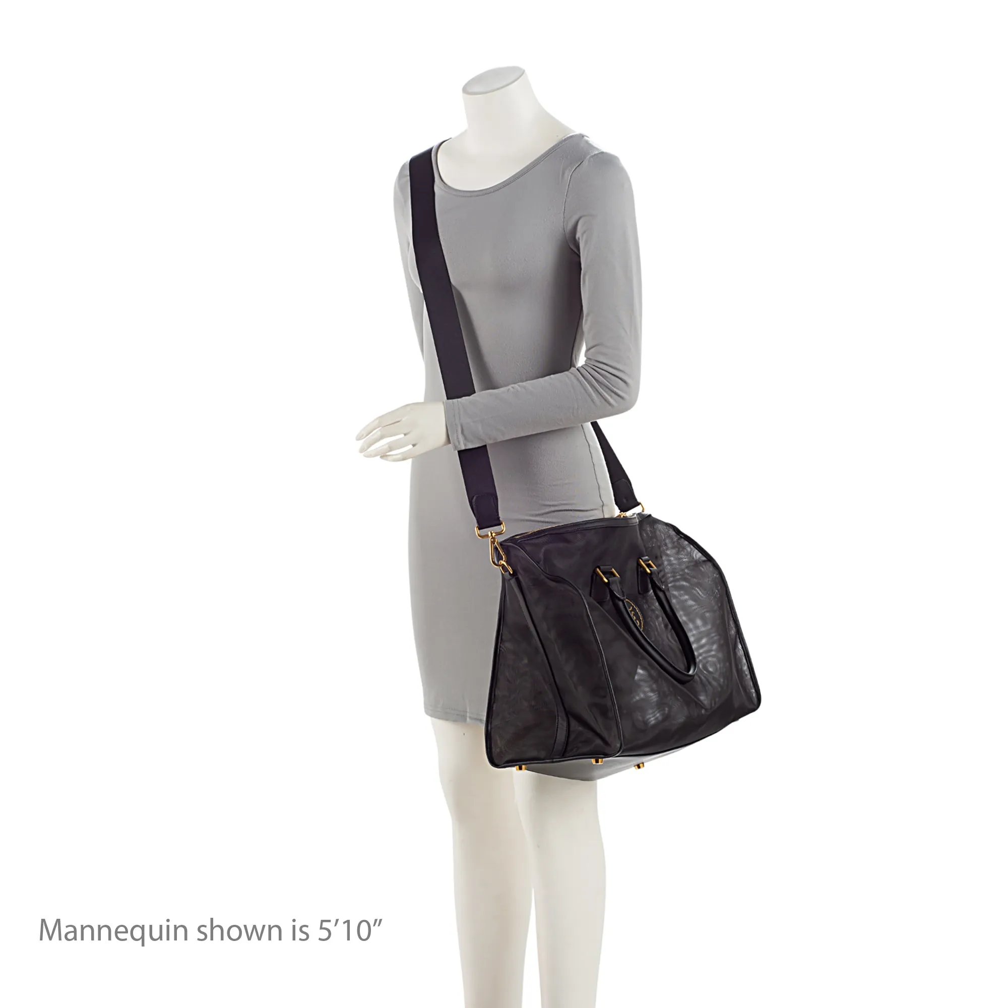Fendi Mesh Karligraphy Duffle Bag