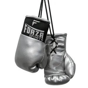 Forza Sports Mini Boxing Gloves - Silver