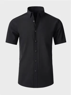 Four-Way Stretch Men's Summer Shirt
