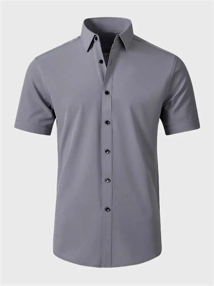 Four-Way Stretch Men's Summer Shirt