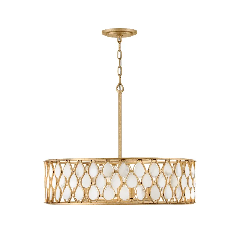 Fredrick Ramond FR41505 Estie 6-lt 28" LED Chandelier