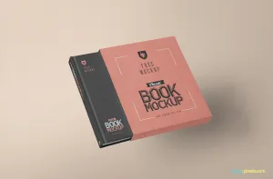 Free Beautiful Bookcase Mockup