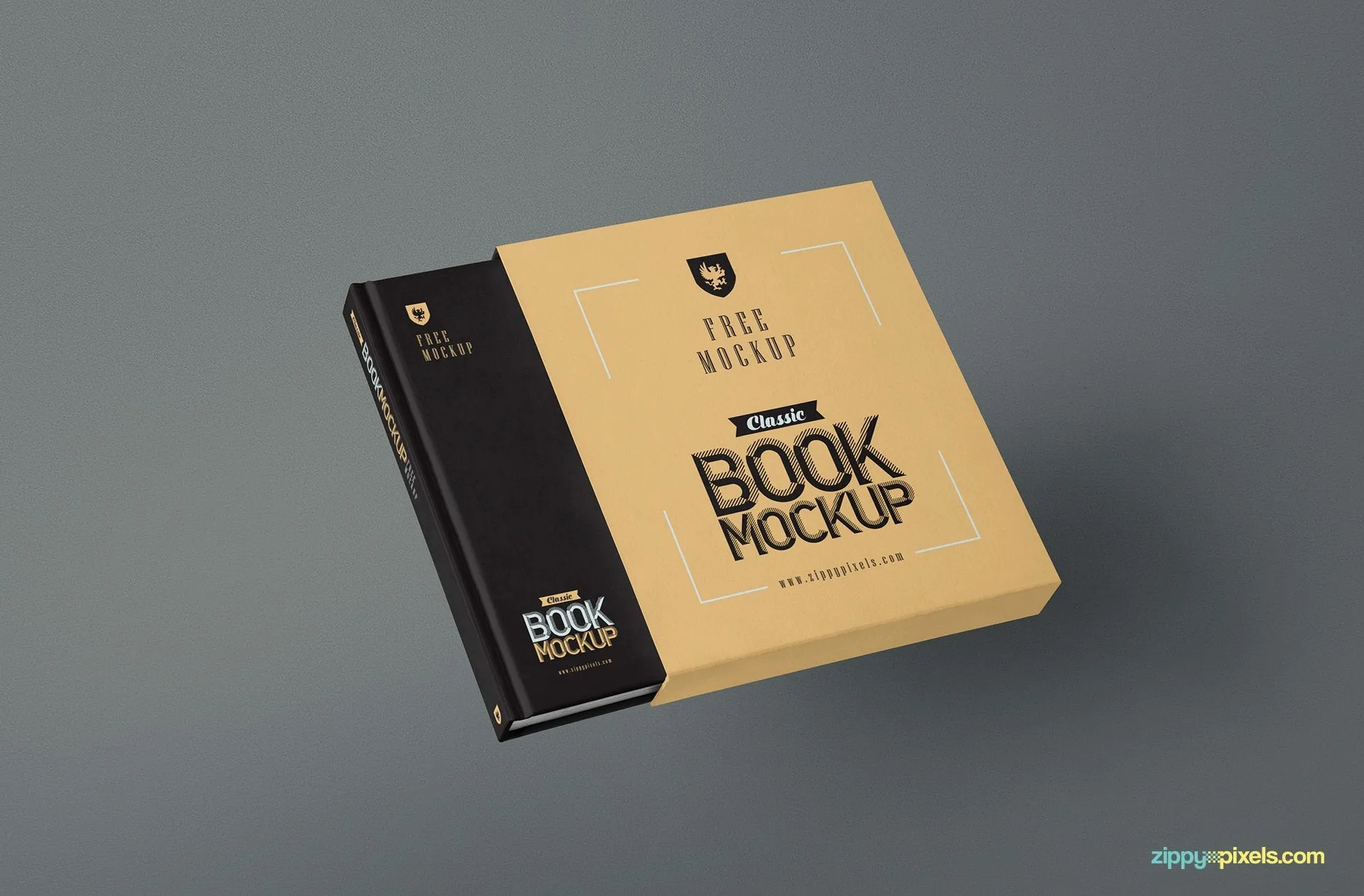 Free Beautiful Bookcase Mockup