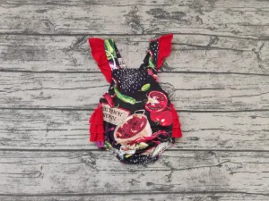 Fruit beautiful romper-preorder