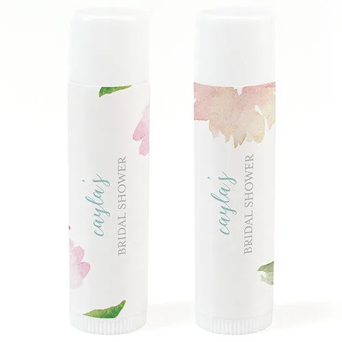 Garden Party Personalized Lip Balm Pastel Pink