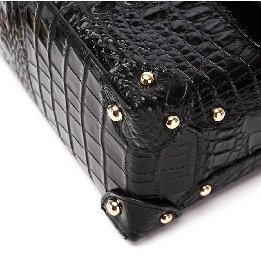 Genuine Leather Flap Buckle Handbags