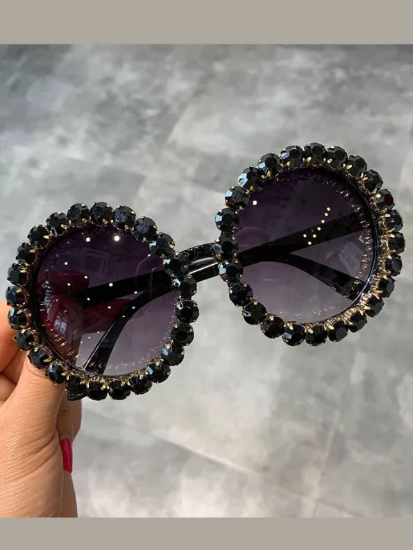 Girls Beautiful Rhinestone Sunglasses