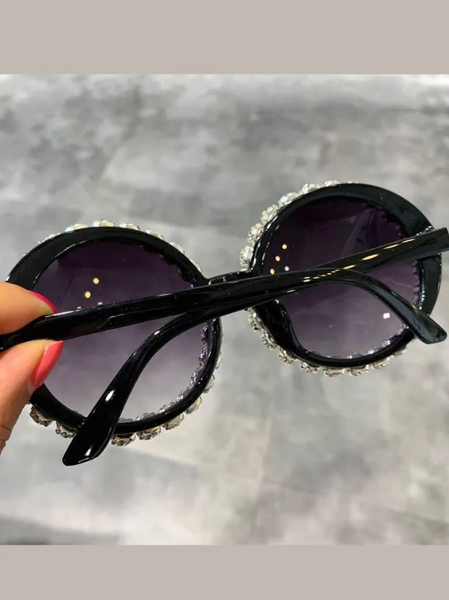 Girls Beautiful Rhinestone Sunglasses