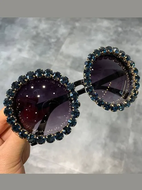 Girls Beautiful Rhinestone Sunglasses