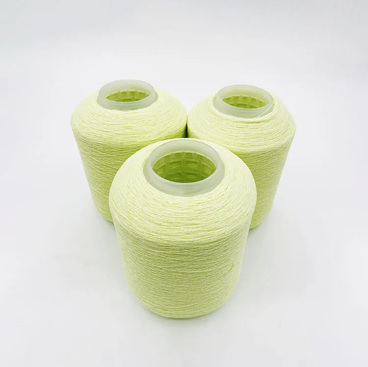 Glow in the dark fluorescent knitting yarn for industrial use（sample）
