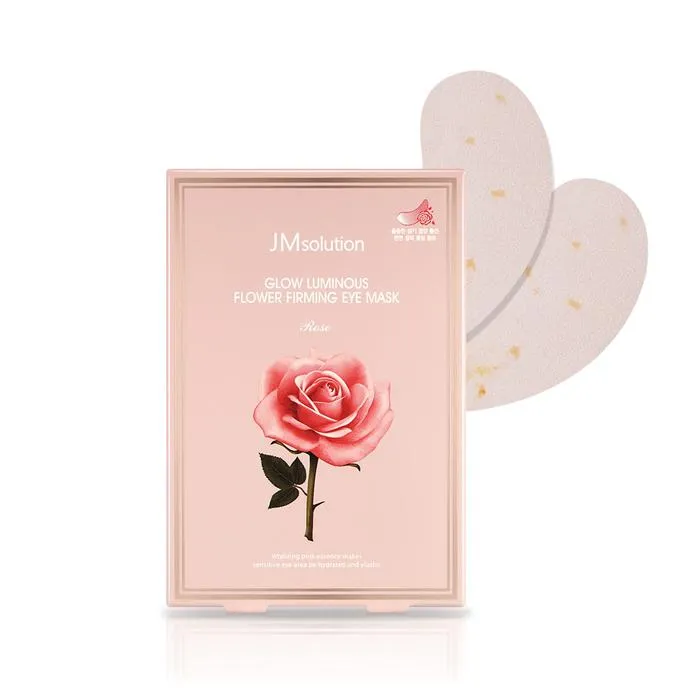 Glow Luminous Flower Firming Eye Mask Rose - 1 Box of 10 Sheets