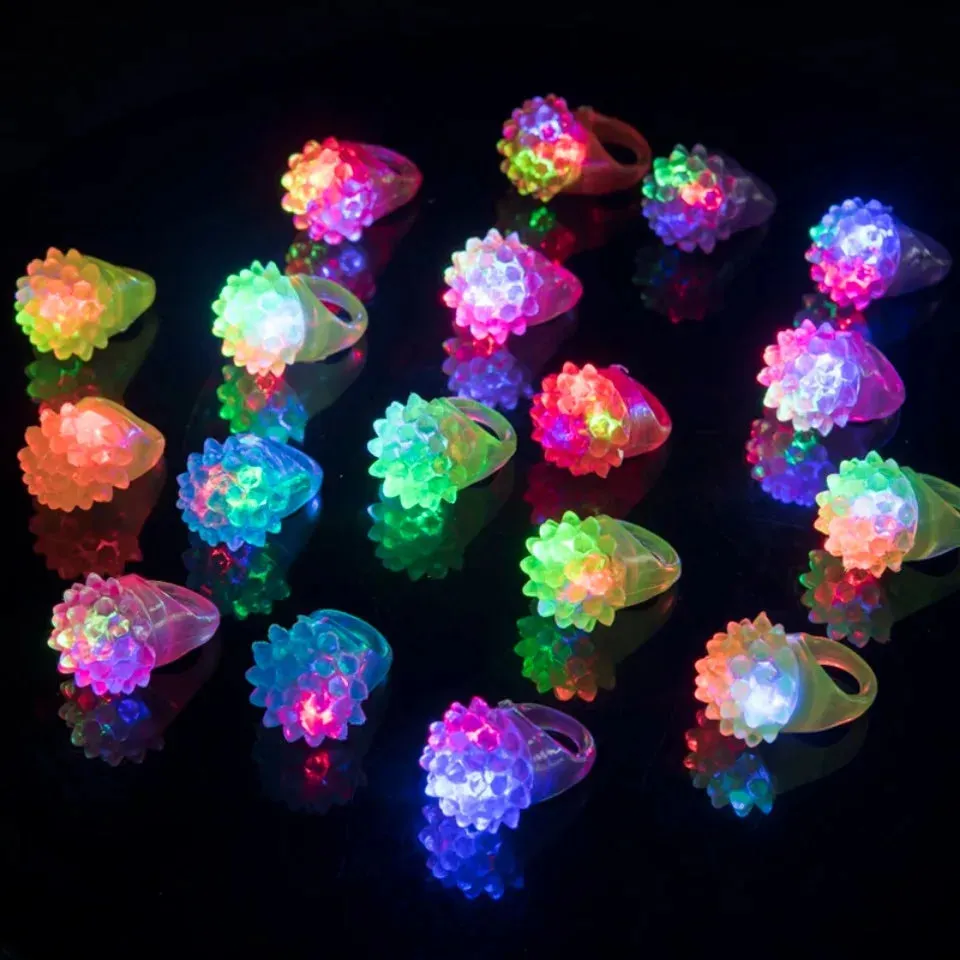Glowing LED Colorful Luminous Rings.