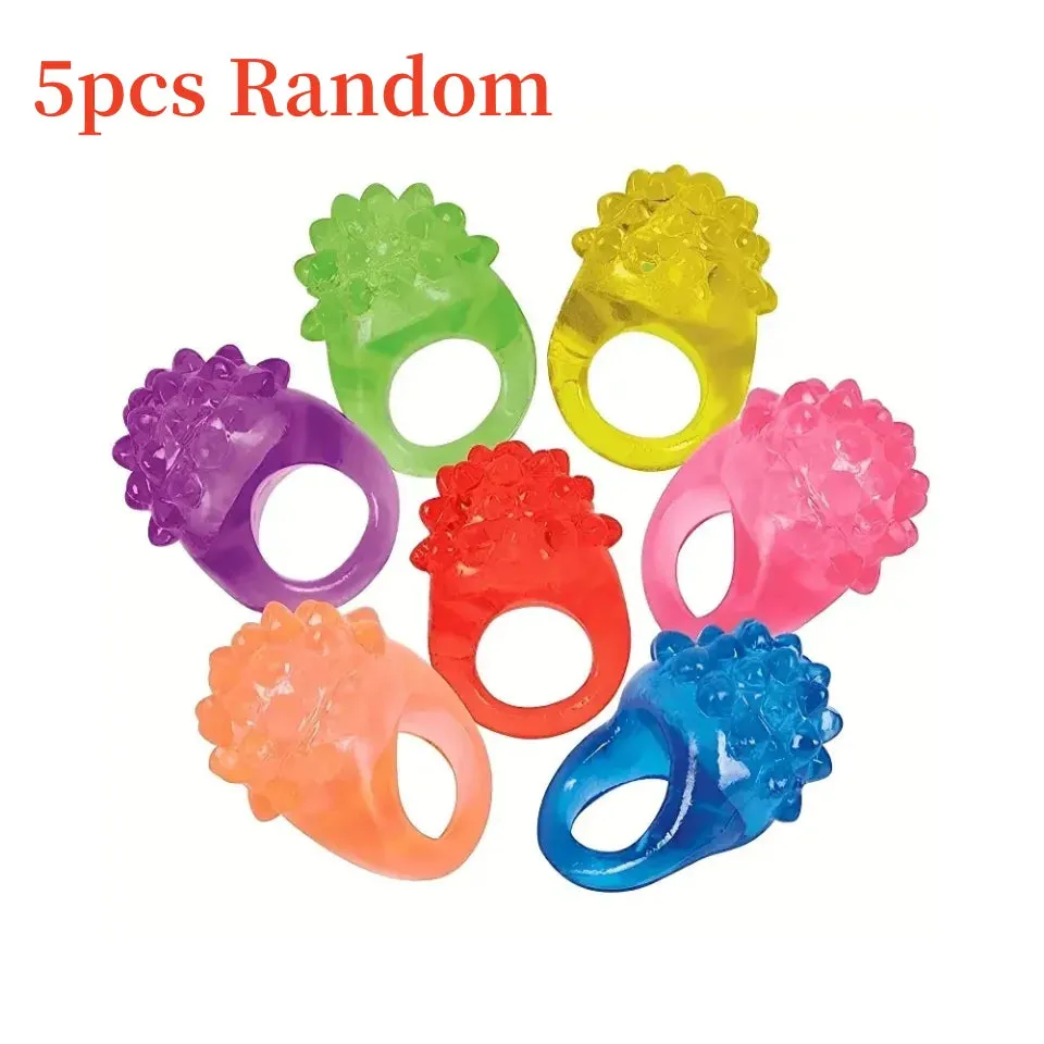 Glowing LED Colorful Luminous Rings.