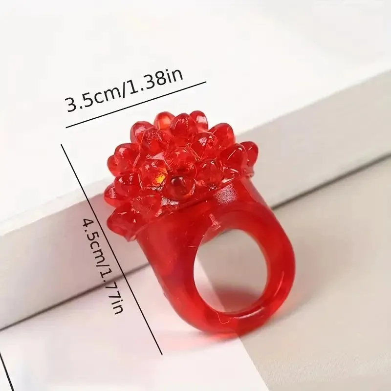 Glowing LED Colorful Luminous Rings.