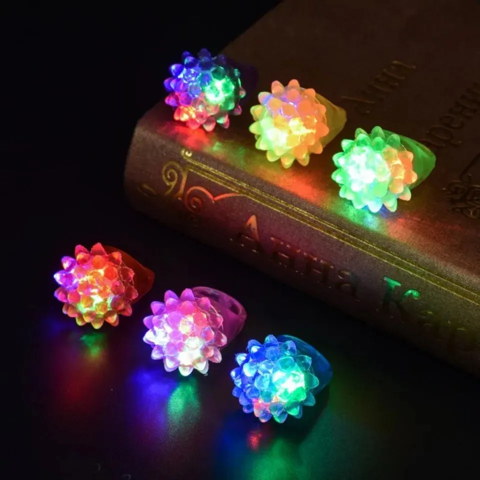 Glowing LED Colorful Luminous Rings.