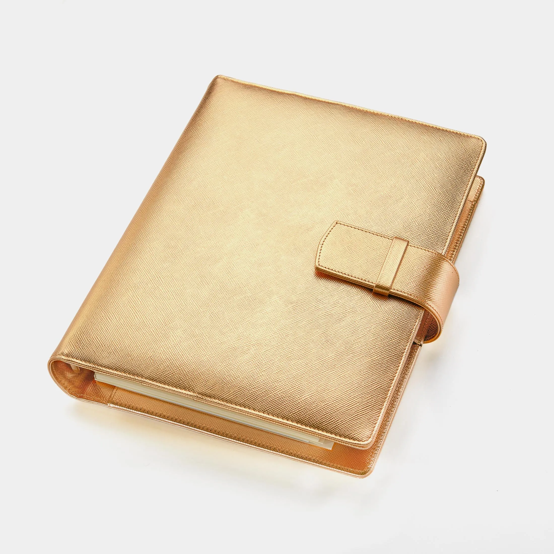 Gold Leather Manager 2023 A5 Agenda