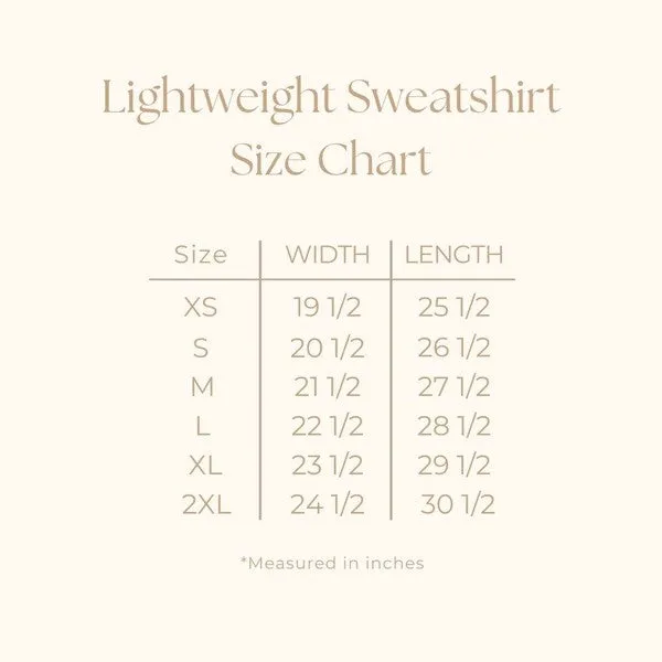 Grateful Heart Lightweight Sweatshirt