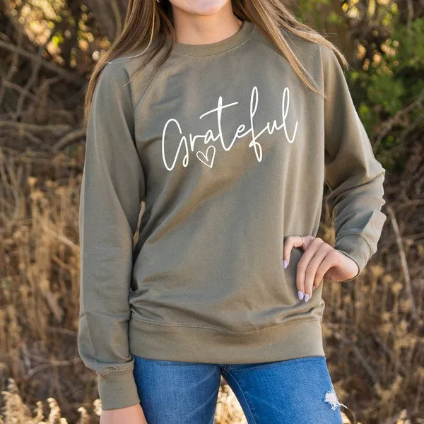 Grateful Heart Lightweight Sweatshirt