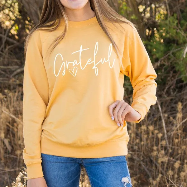 Grateful Heart Lightweight Sweatshirt