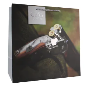 Gun & Game Loaded Gun Square Gift Bag L/M