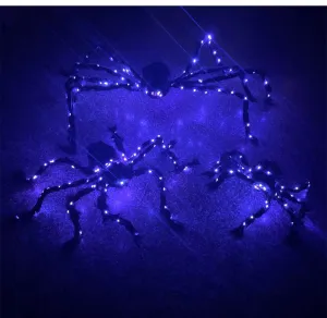 Halloween Luminous Plush Spider Decoration Props
